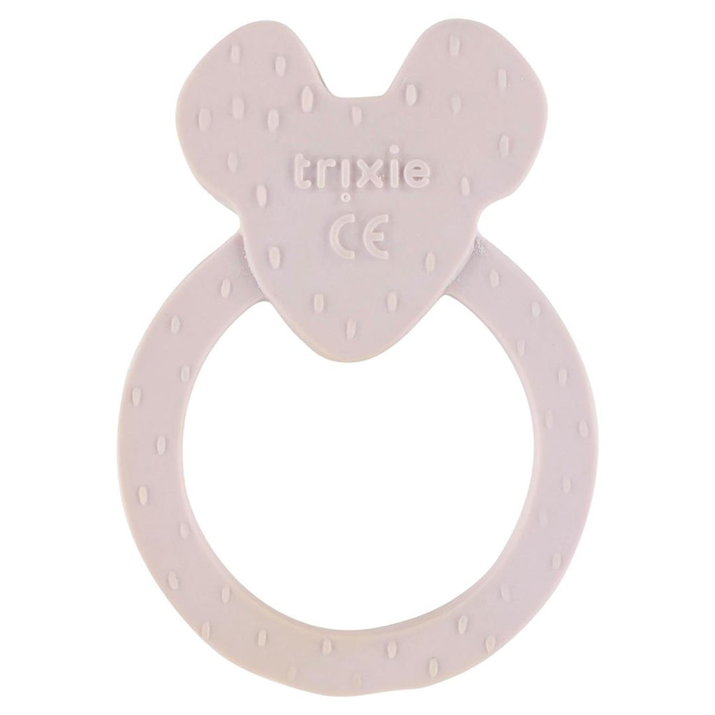 Natuurlijk rubber ronde bijtring - Mrs. Mouse