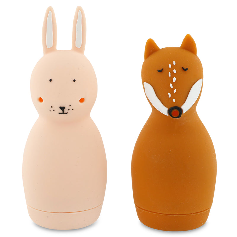 Badspeelgoed sproeiende dieren - Mrs. Rabbit & Mr. Fox