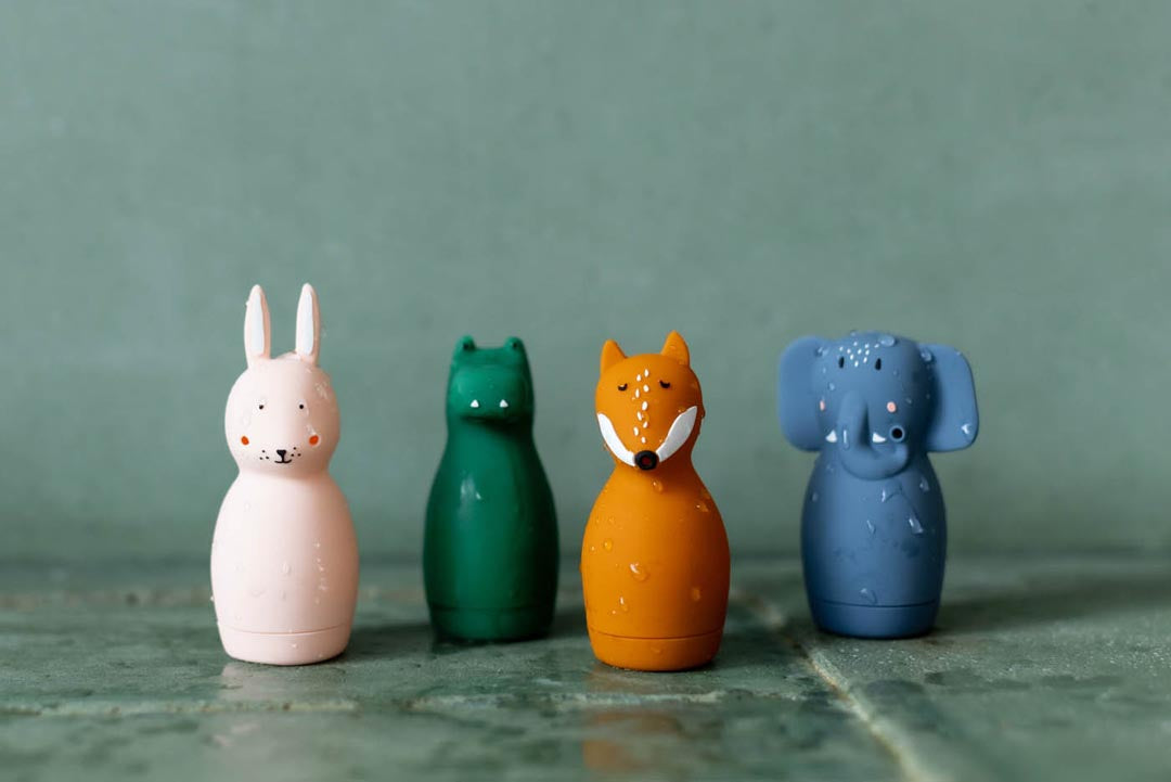 Badspeelgoed sproeiende dieren - Mrs. Rabbit & Mr. Fox