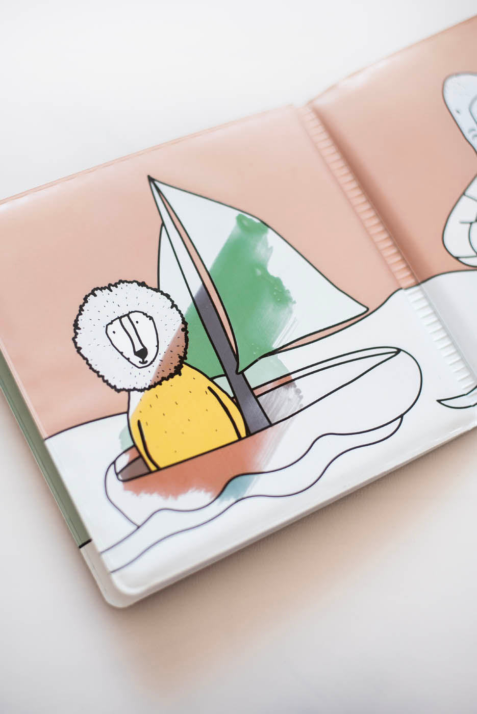 Kleurboek voor in bad - Mrs. Cat en haar vriendjes