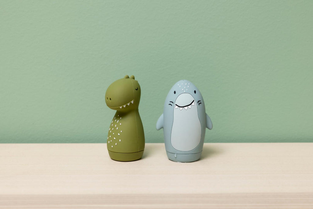 Badspeelgoed sproeiende dieren - Mr. Shark & Mr. Dino