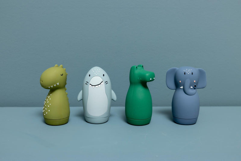 Badspeelgoed sproeiende dieren - Mr. Shark & Mr. Dino