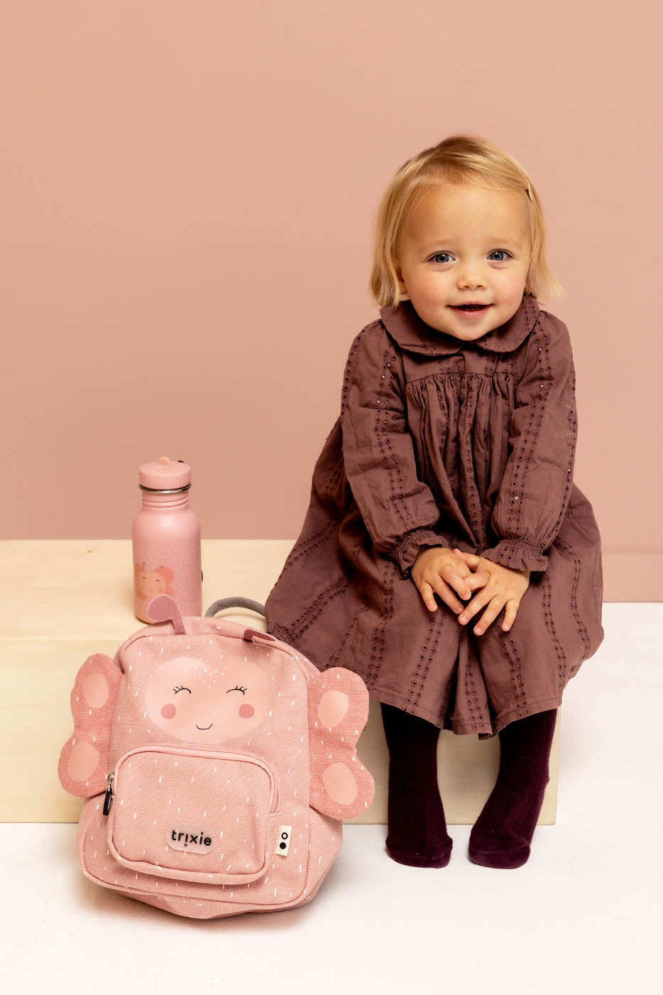 Trixie backpack and bottle Mrs. Butterfly 