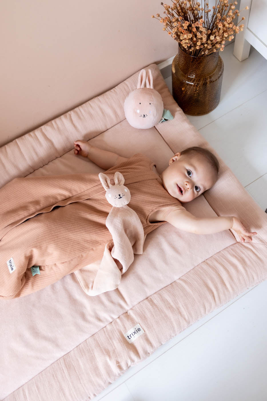 Trixie bedtime Mrs. Rabbit comforter and sleeping bag