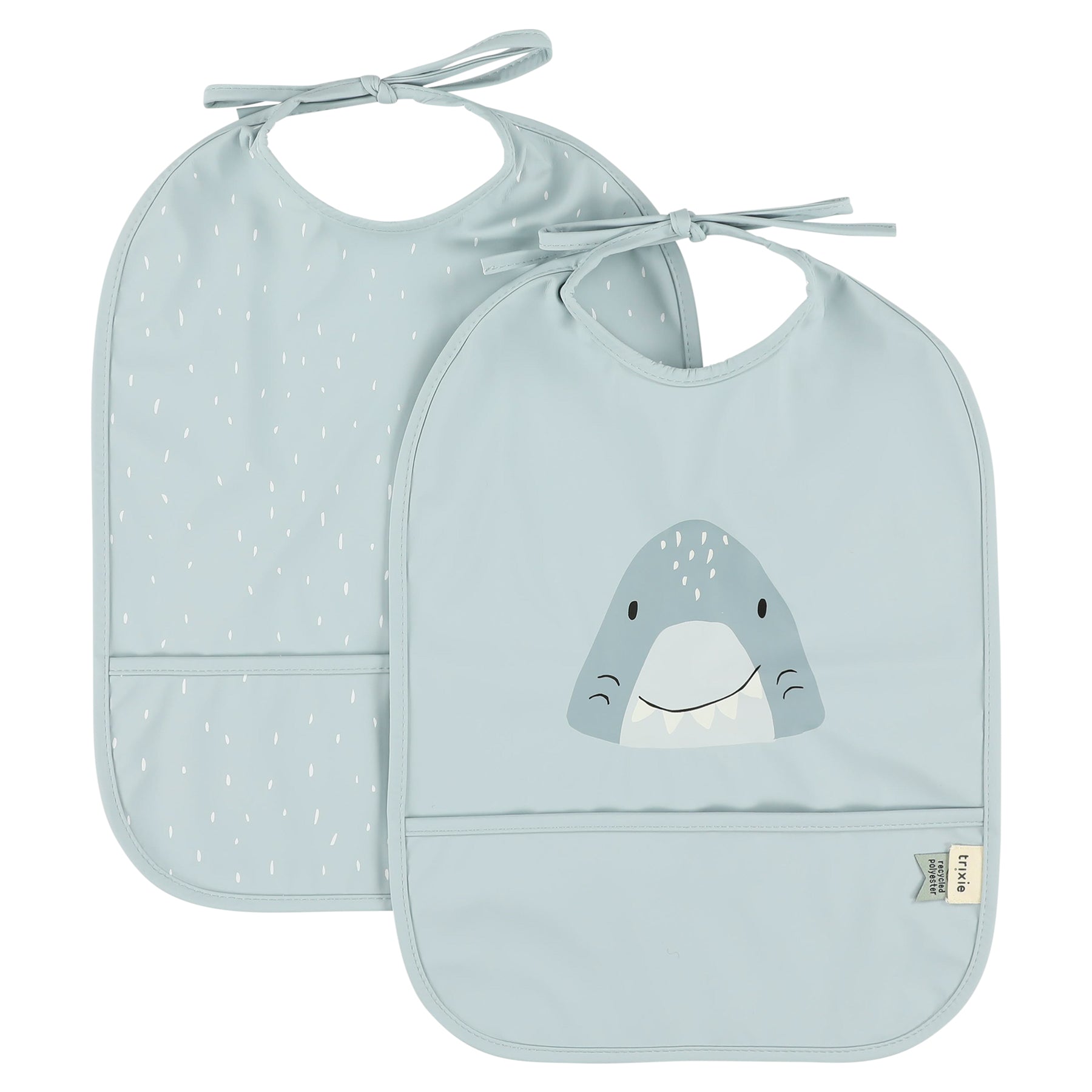 Afwasbaar slabbetje 2-pack  - Mr. Shark