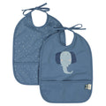 Afwasbaar slabbetje 2-pack - Mrs. Elephant