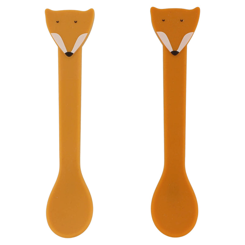 Siliconen lepel 2-pack - Mr. Fox