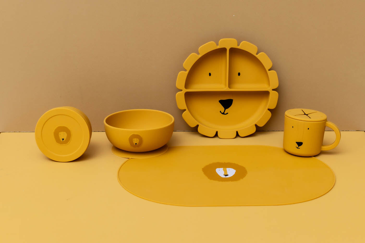 Siliconen snackbeker - Mr. Lion