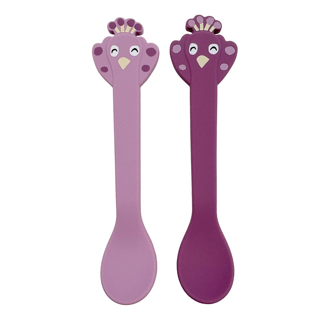 Siliconen lepel 2-pack - Mrs. Peacock