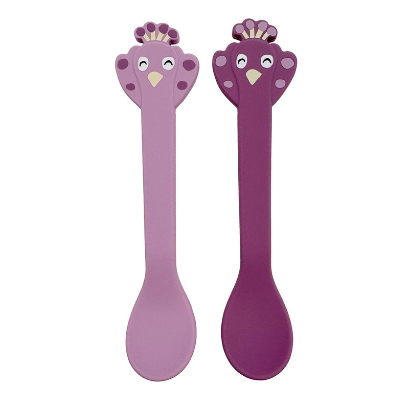 Siliconen lepel 2-pack - Mrs. Peacock