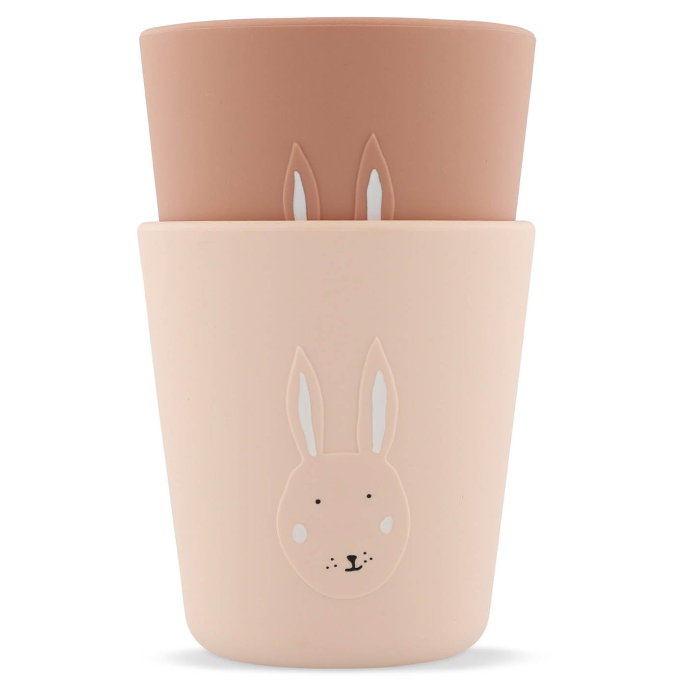 Siliconen beker 2-pack - Mrs. Rabbit