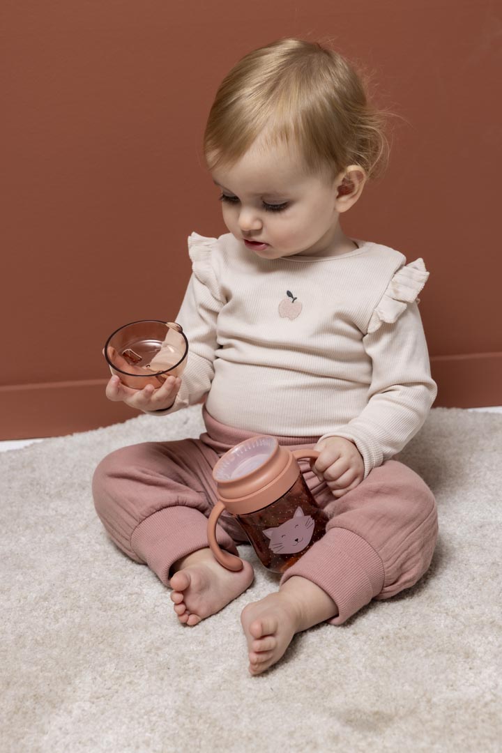 360° drinkbeker met handvatten - Mrs. Cat