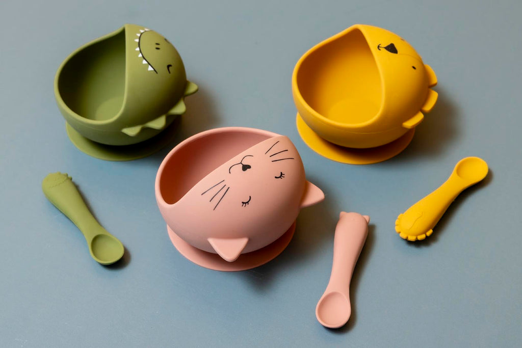 Eerste baby eetset - Mr. Dino