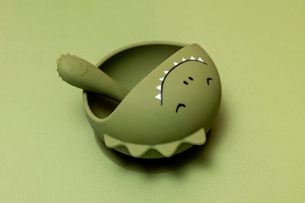 Eerste baby eetset - Mr. Dino