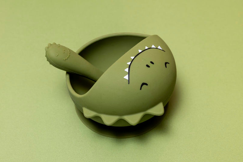 Eerste baby eetset - Mr. Dino