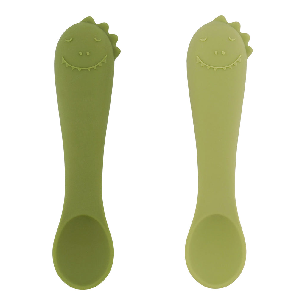 Eerste baby lepels 2-pack - Mr. Dino