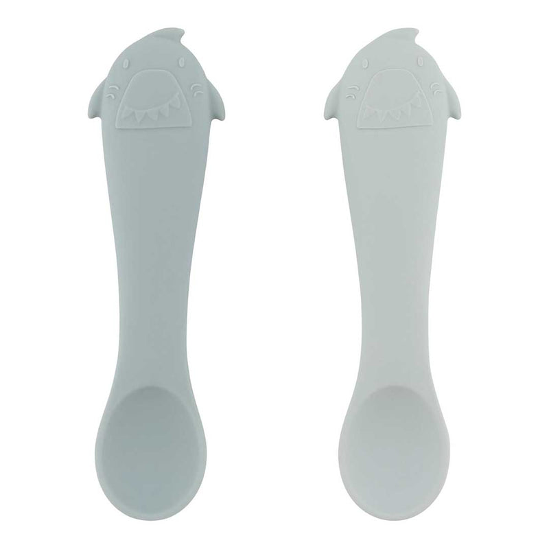 Eerste baby lepels 2-pack - Mr. Shark