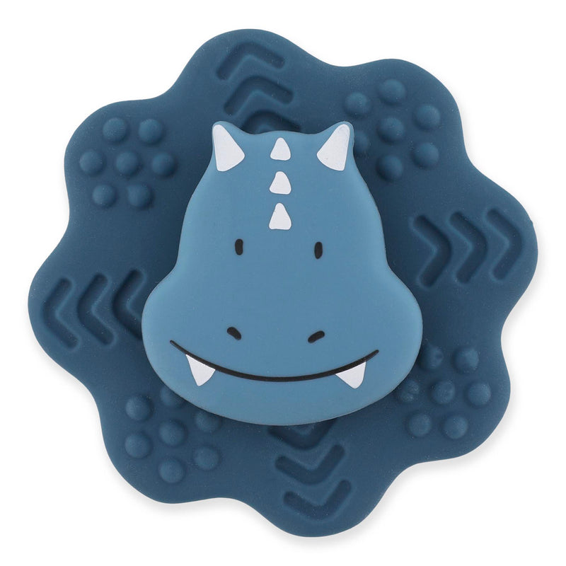 Siliconen spinner met zuignap - Mr. Triceratops