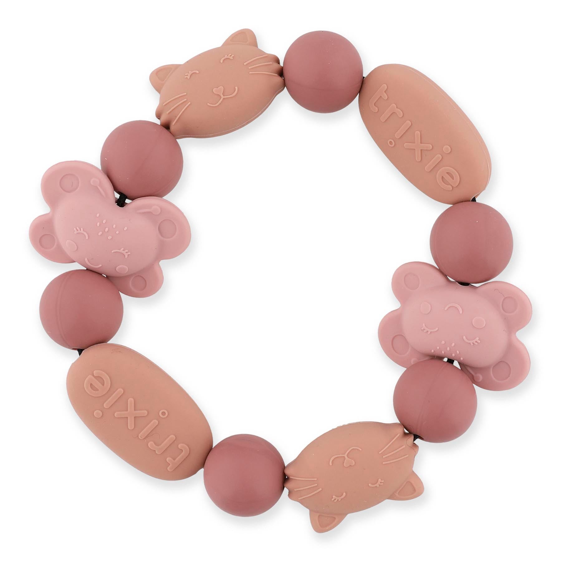 Bracelet de dentition en silicone - Mrs. Cat & Mrs. Butterfly