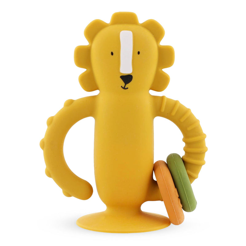 Siliconen sensorisch speelgoed met zuignap - Mr. Lion