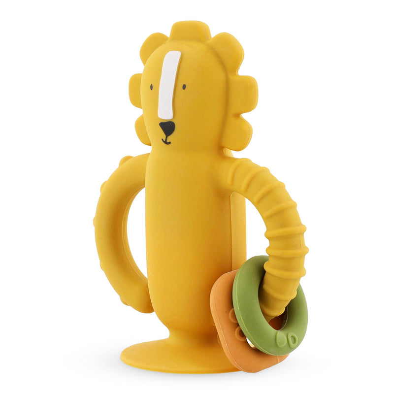 Siliconen sensorisch speelgoed met zuignap - Mr. Lion