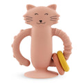Siliconen sensorisch speelgoed met zuignap - Mrs. Cat