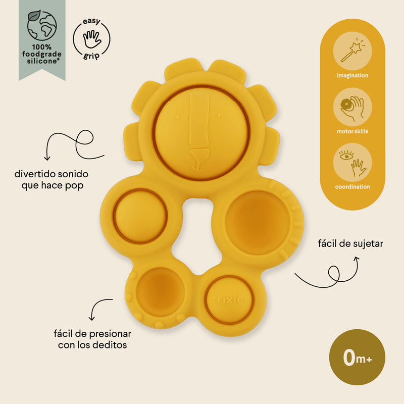 Silicone pop-it toy - Mr. Lion