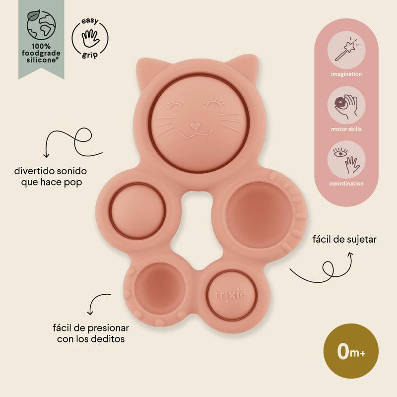 Silicone pop-it toy - Mrs. Cat