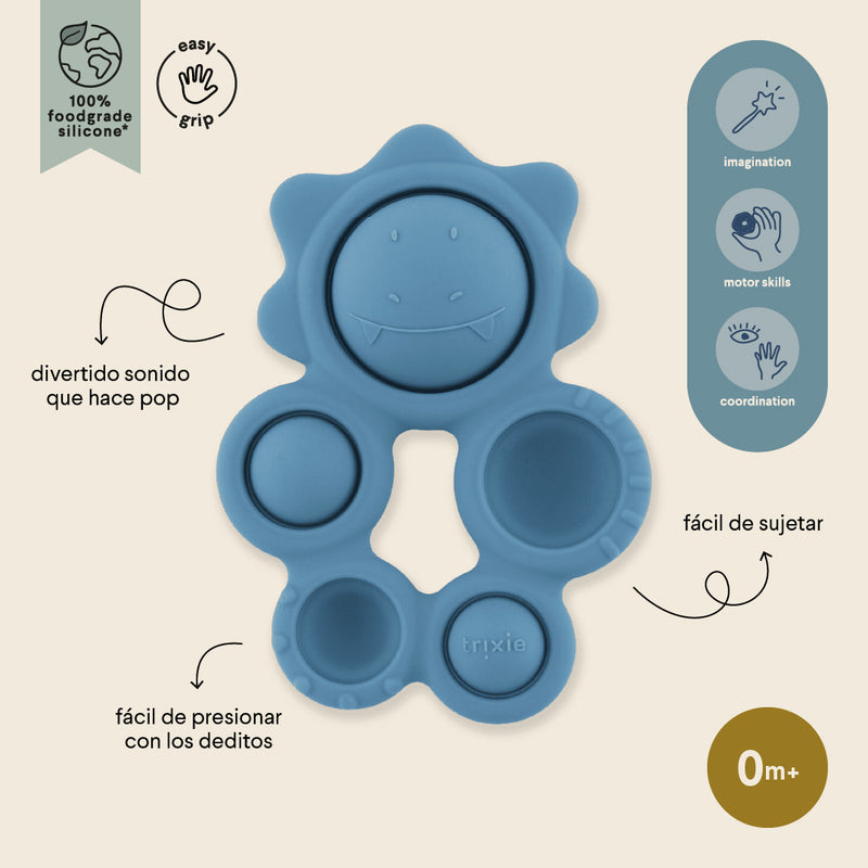 Silicone pop-it toy - Mr. Triceratops