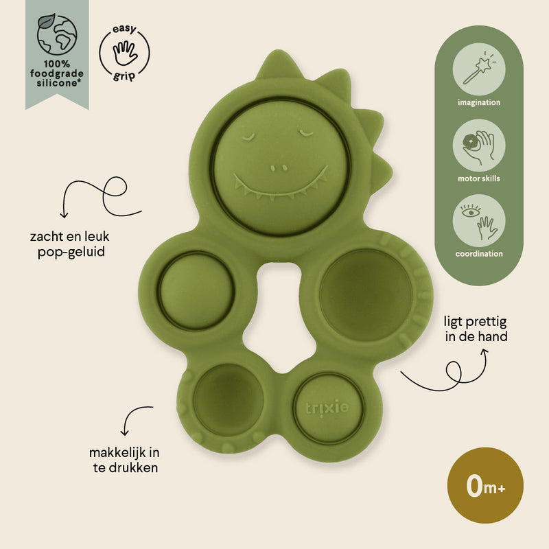 Silicone pop-it toy - Mr. Dino