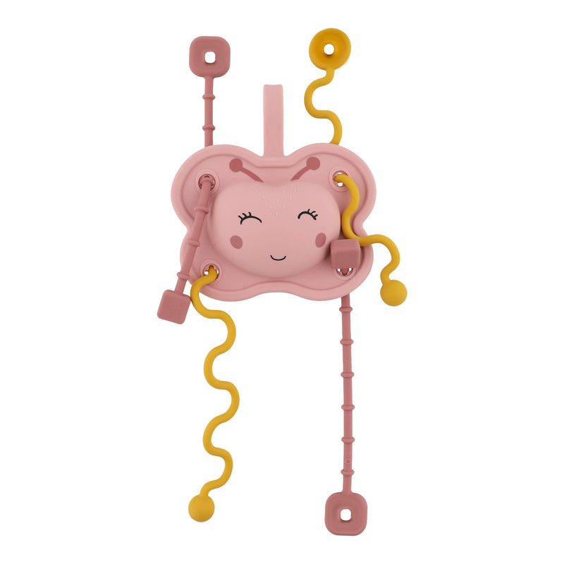 Silicone sensory pull toy - Mrs. Butterfly