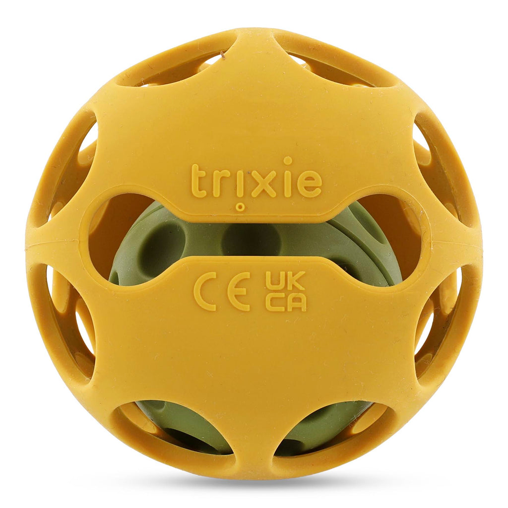 Silicone sensory rattle - Mr. Lion