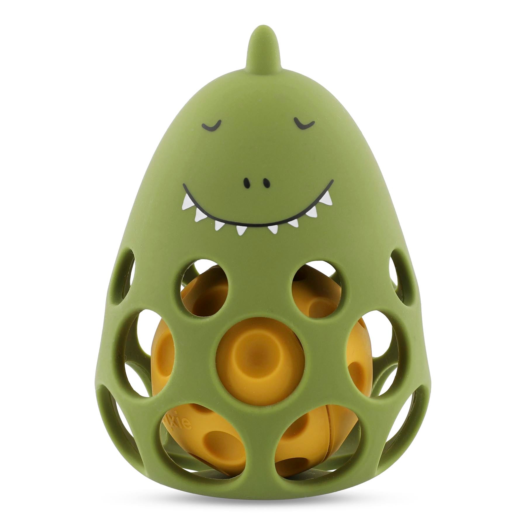 Silicone sensory rattle - Mr. Dino