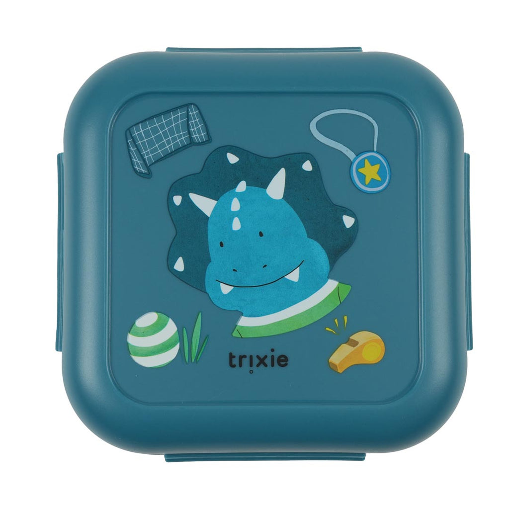 Snackbox met clips - Ballplayer Mr. Triceratops