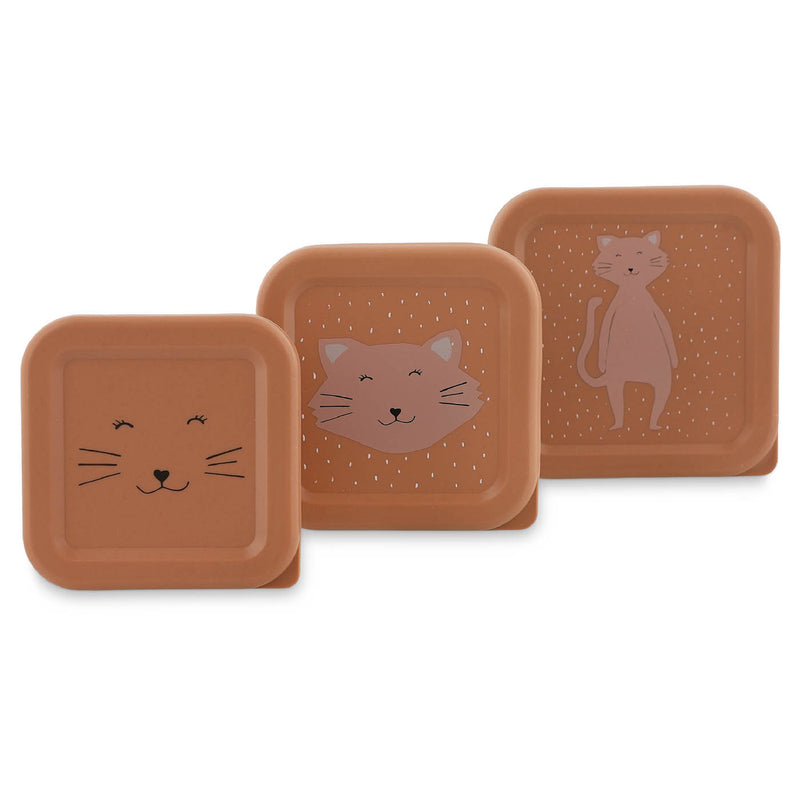 Snackbox set - 3-delig - Mrs. Cat