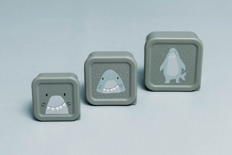 Snackbox set - 3-delig - Mr. Shark