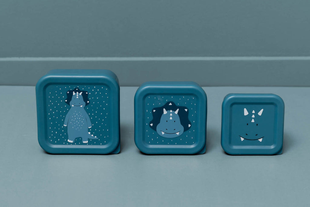 Snackbox set - 3-delig - Mr. Triceratops