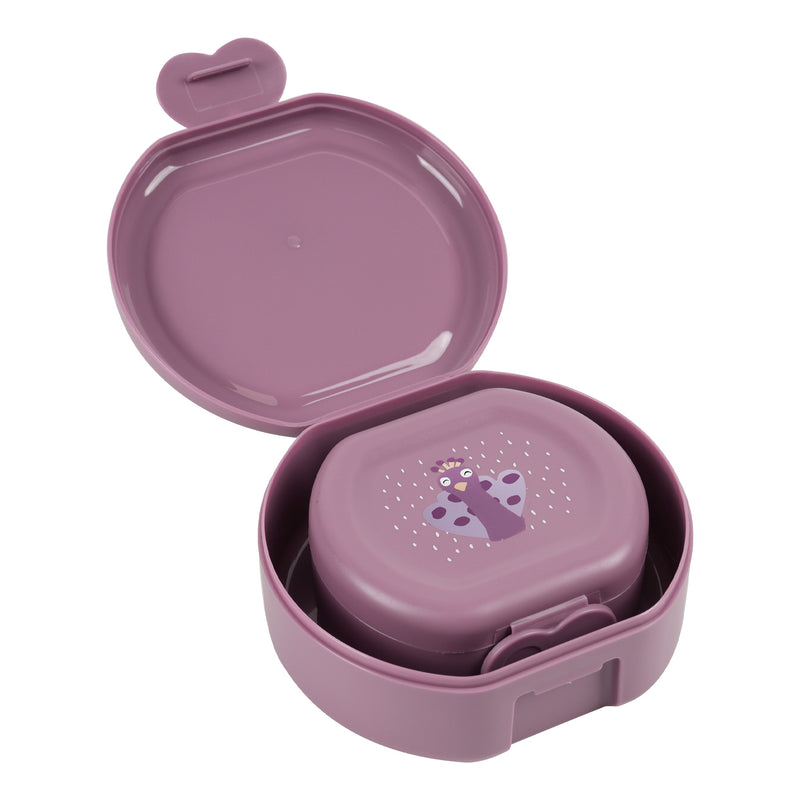 Snackbox met clip - 2 stuks - Mrs. Peacock