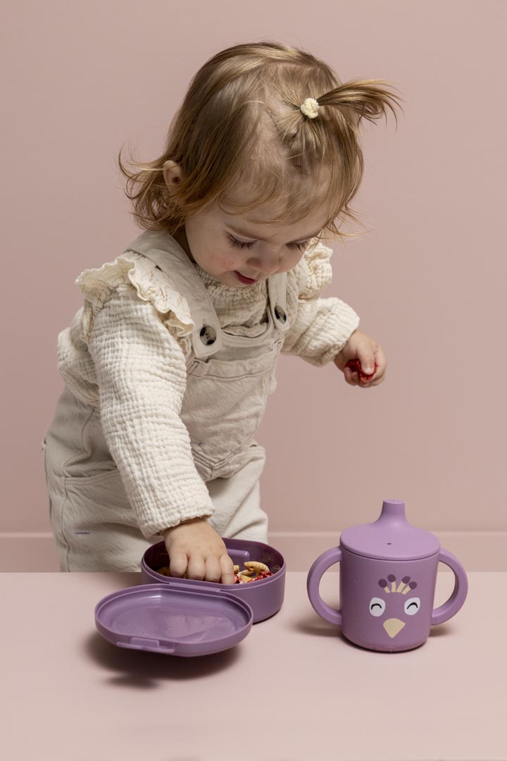 Snackbox met clip - 2 stuks - Mrs. Peacock