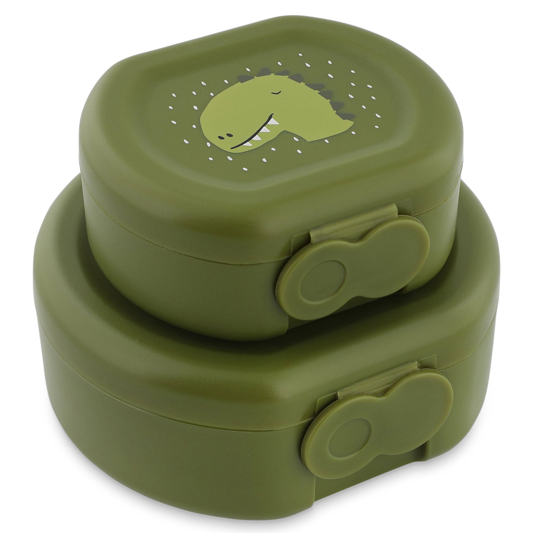 Snackbox met clip - 2 stuks - Mr. Dino