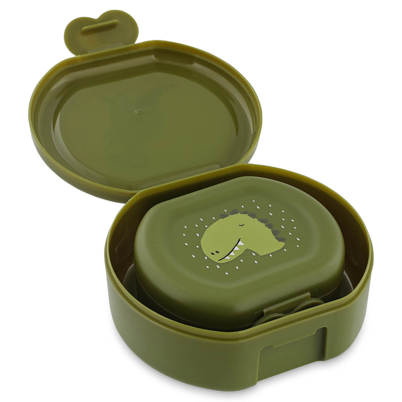 Snackbox met clip - 2 stuks - Mr. Dino
