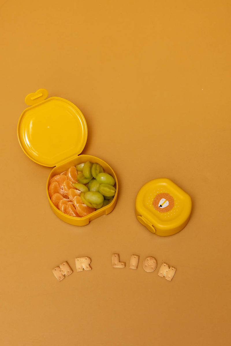 Snackbox met clip - 2 stuks - Mr. Lion