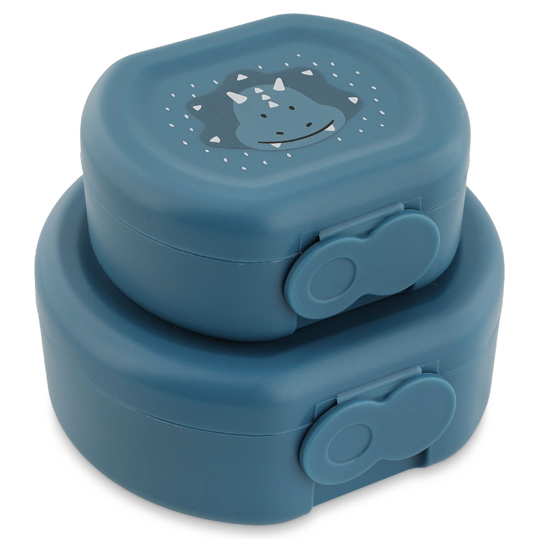 Snackbox met clip - 2 stuks - Mr. Triceratops