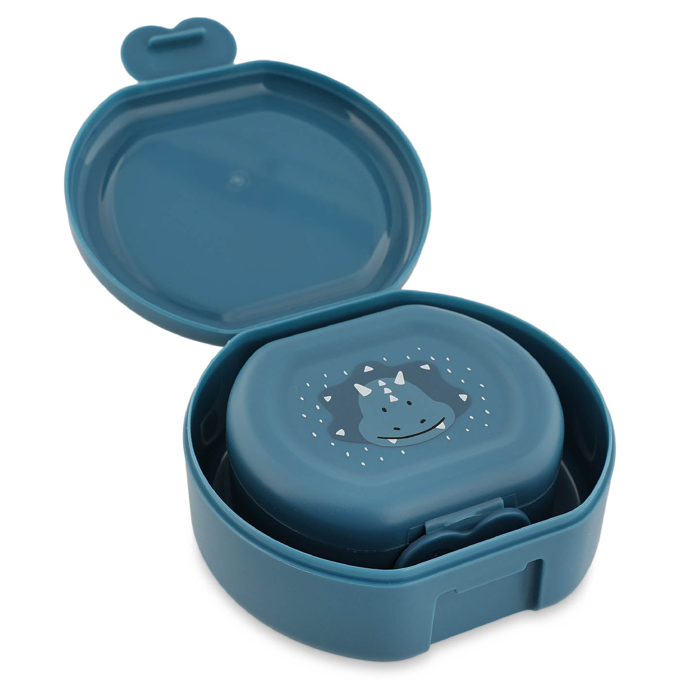 Snackbox met clip - 2 stuks - Mr. Triceratops