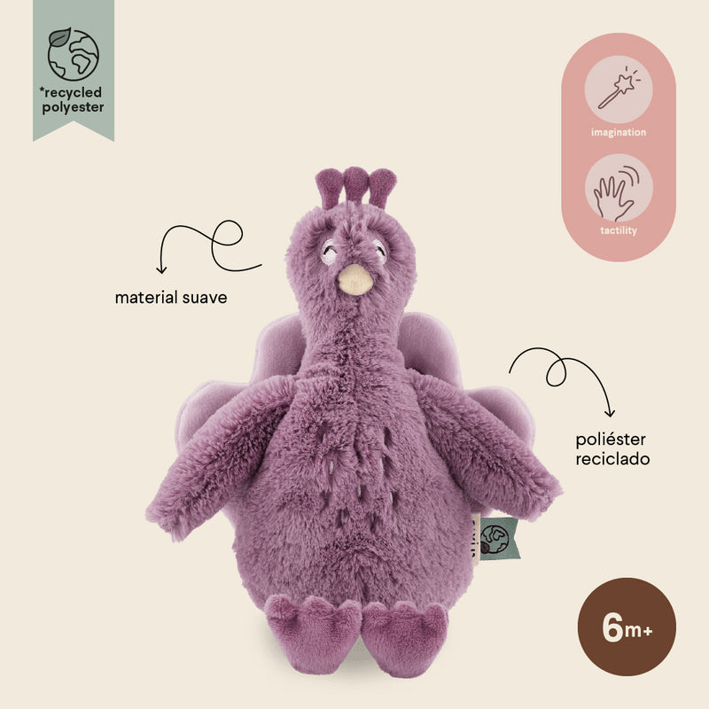 Knuffeldier - baby - Mrs. Peacock