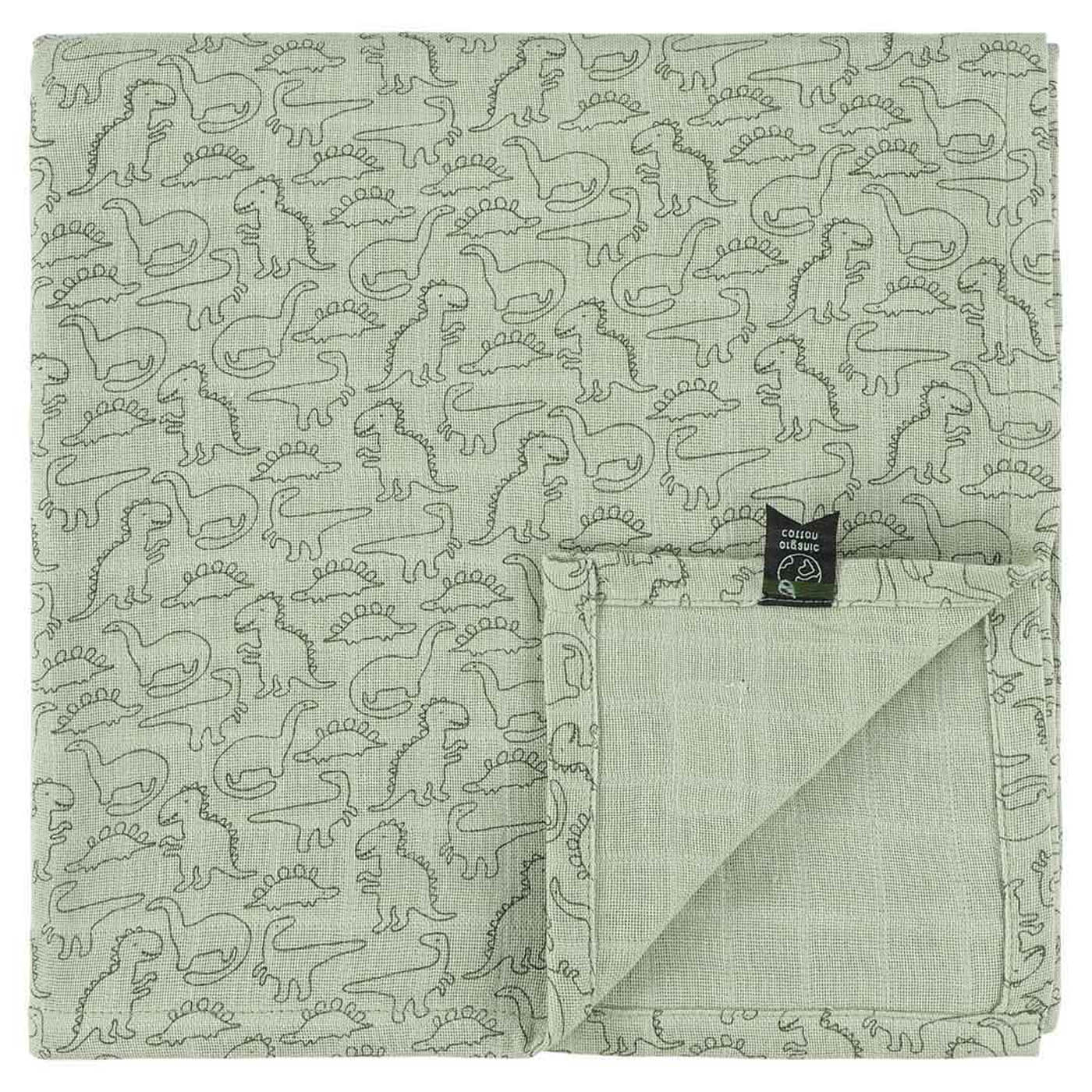 Tetra doek | 110x110cm - Daring Dino