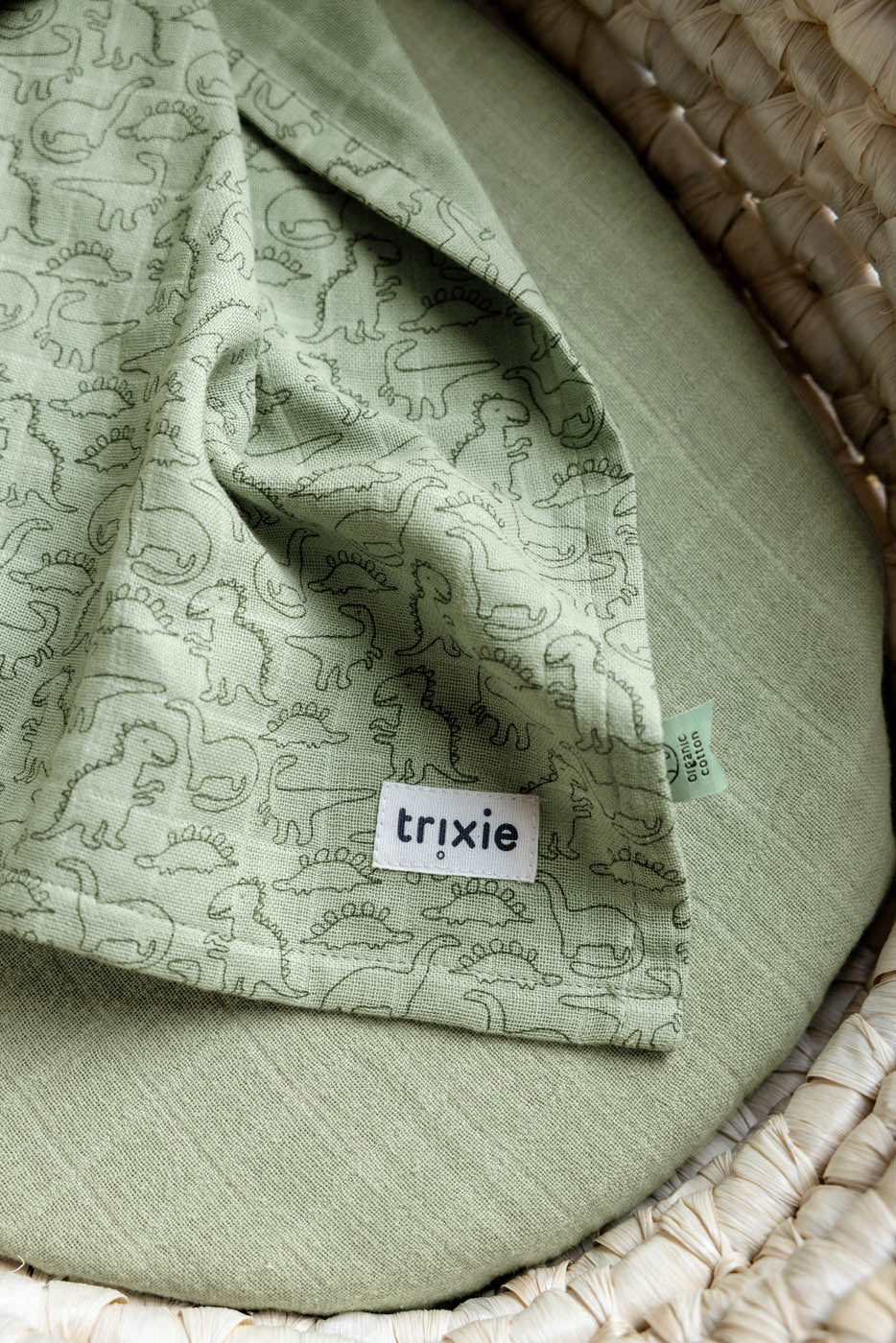 Trixie muslin cloth dino