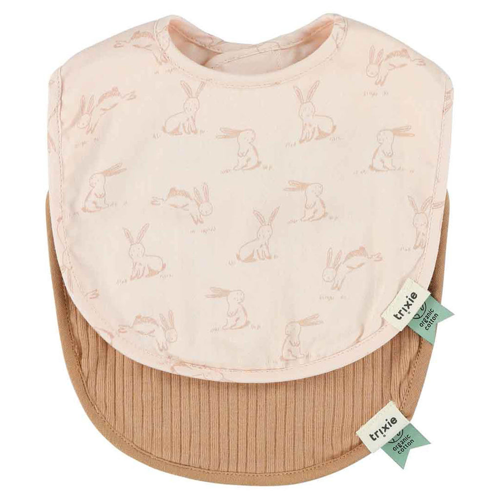 Slabbetje 2-pack mix - Rosy Rabbit