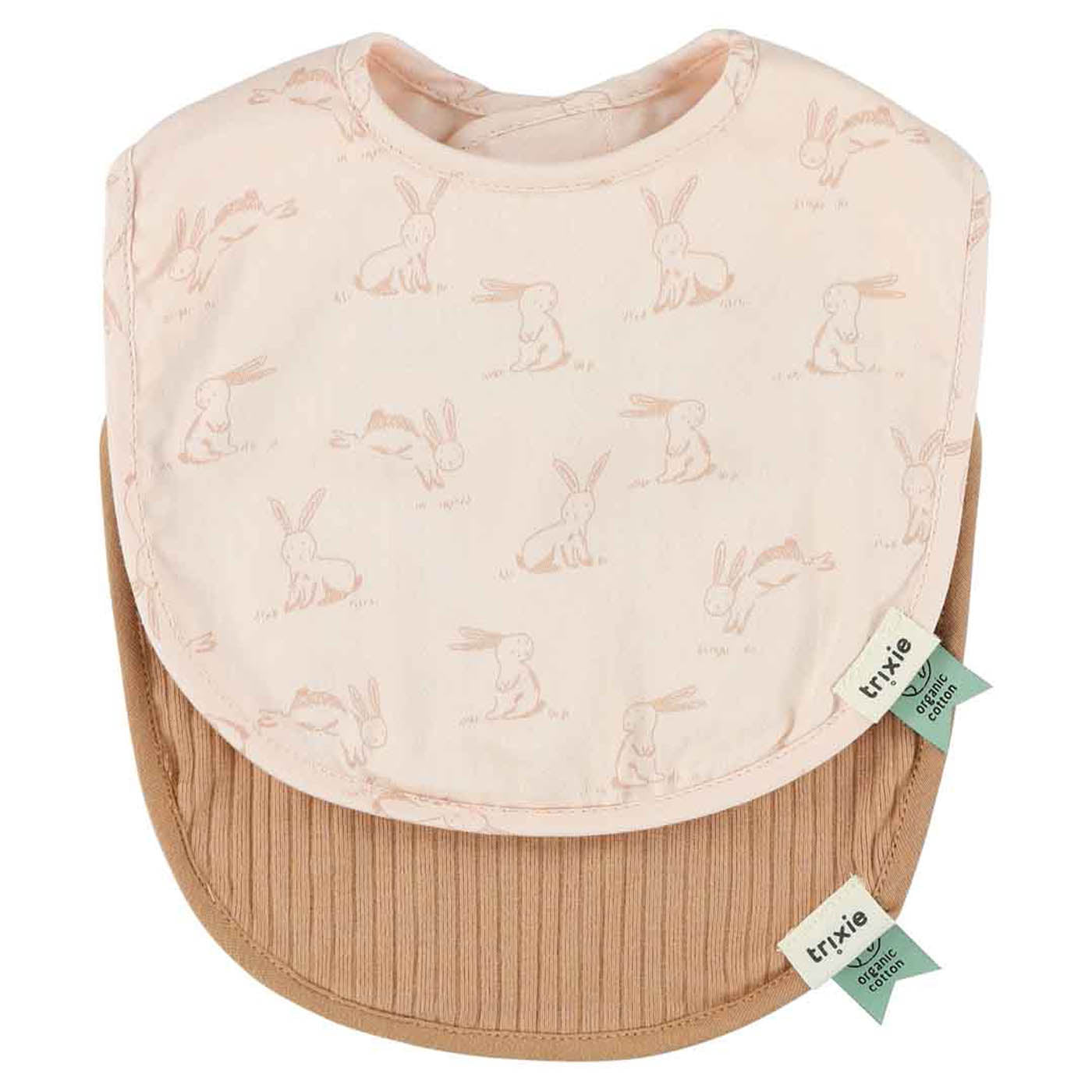 Slabbetje 2-pack mix - Rosy Rabbit