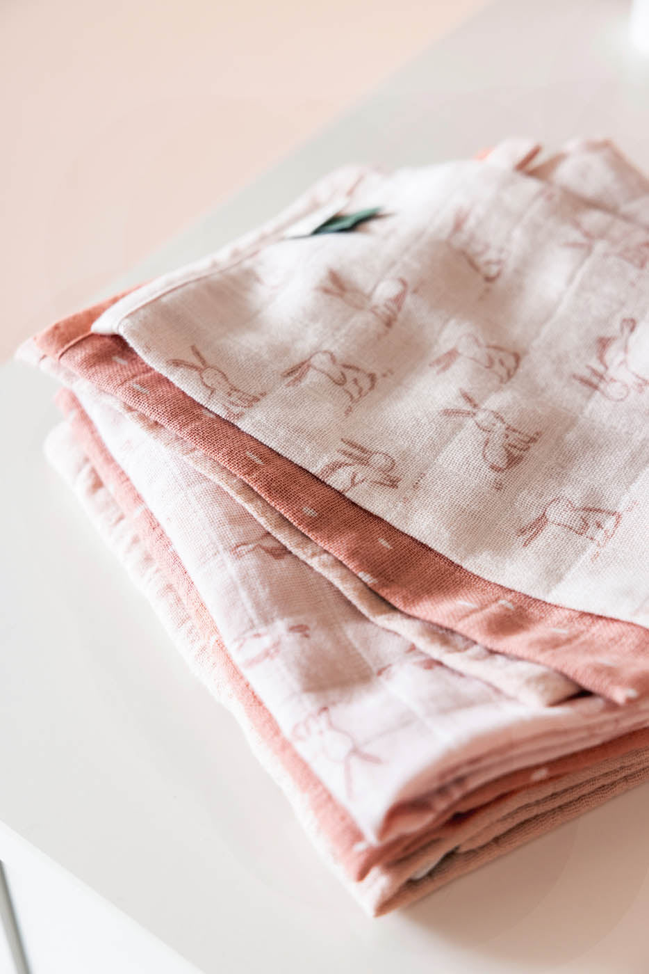 Tetra washandjes 3-pack mix - Rosy Rabbit
